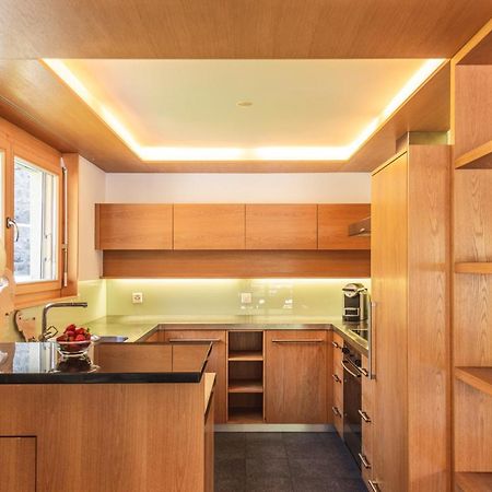 Modern Apartment With View Over Zermatt Buitenkant foto